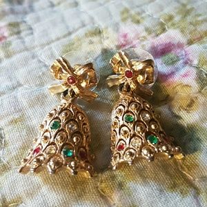 Vintage Christmas Bell earrings